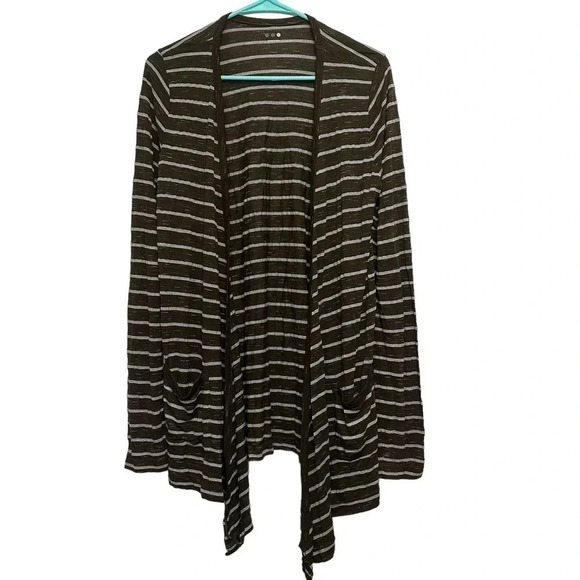 Anthropologie Three Dots women’s open front thin cardigan.size large - Picture 1 of 5